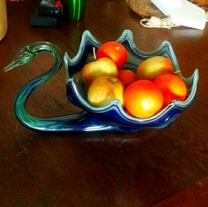 VintageMURANO Italian Vintage HandBlown Art Glass Swan